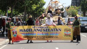 Read more about the article Ikuti Magelang Ethno Carnival (MEC) 2024, Kecamatan Magelang Selatan ungsung tema “Budaya Kearifan Lokal”